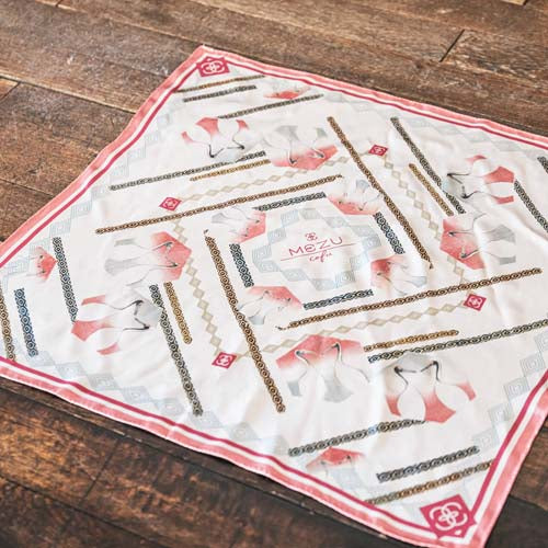 Silk Mini Scarf - Crane