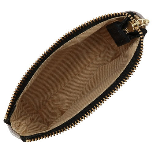 Mini Pouch with Embroidery and Silk - Chrysanthemum