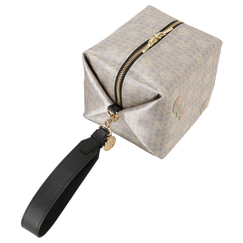 TEMARI Handbag with Embroidery and Silk - Chrysanthemum