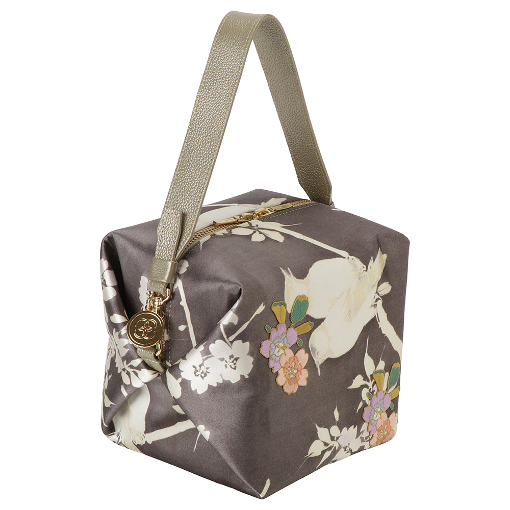 Embroidered Silk Handbag TEMARI Sakura